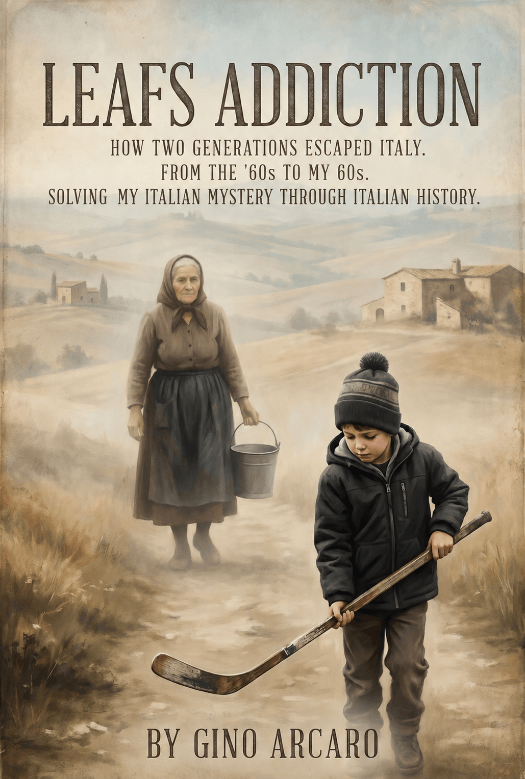 Leafs Addiction: How two generations escaped Italy. From the '60s to my 60s. Solving my Italian mystery through Italian history. Cover